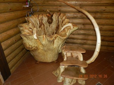 Деревянная ванна-купель